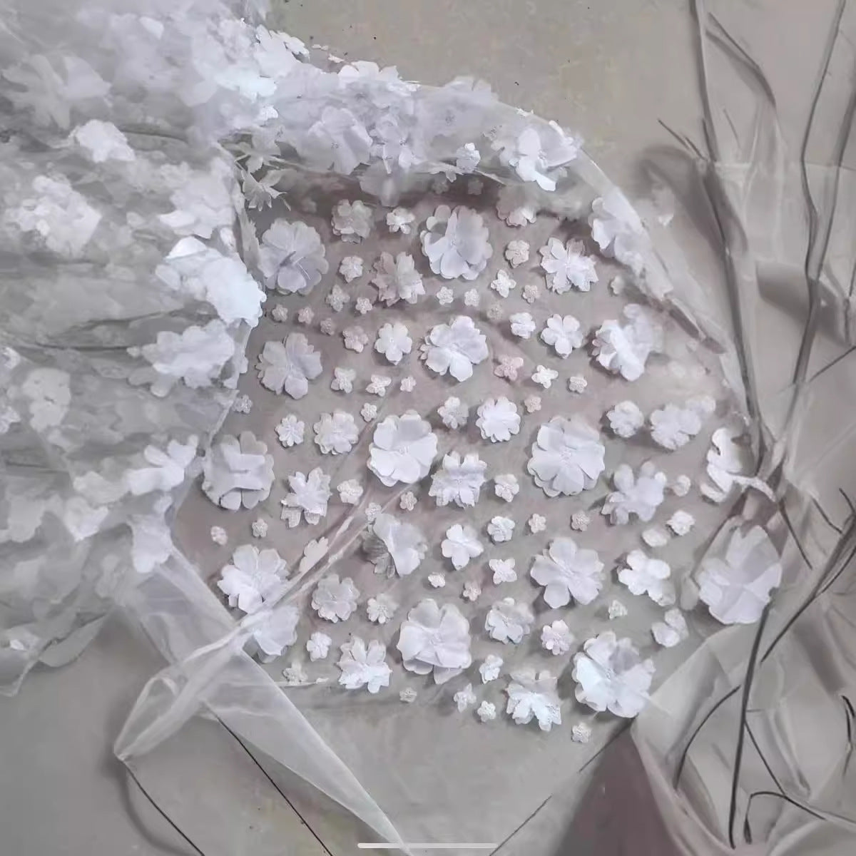 Wearable High Sense Lace Temperament Veil Tops