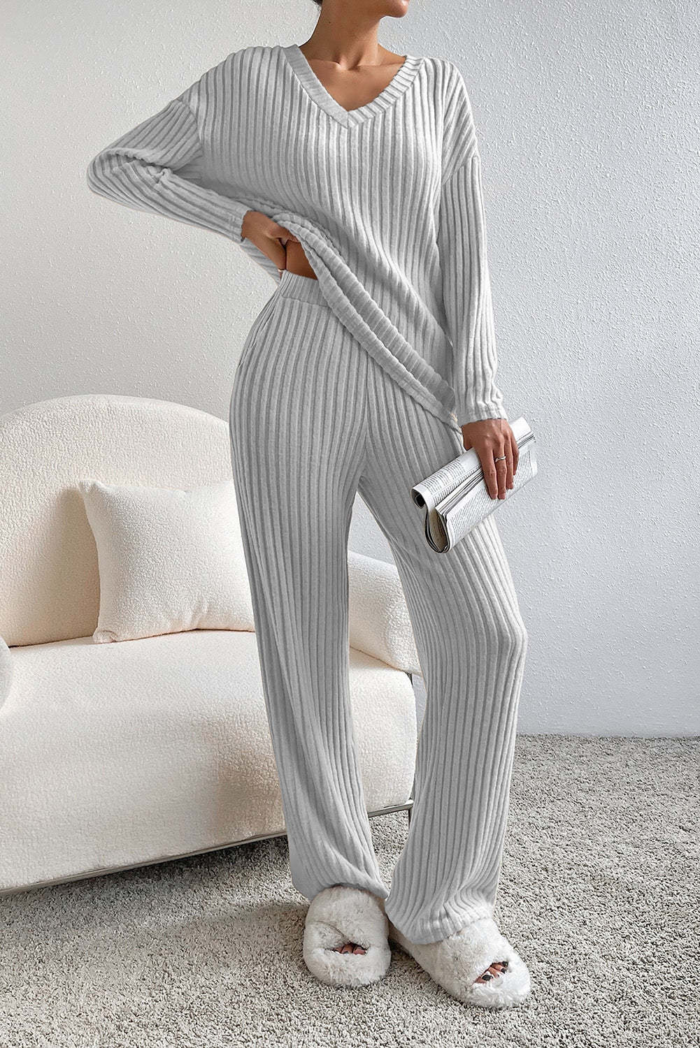 Women's Two-piece Autumn Fashion Casual Straight Loose Suits