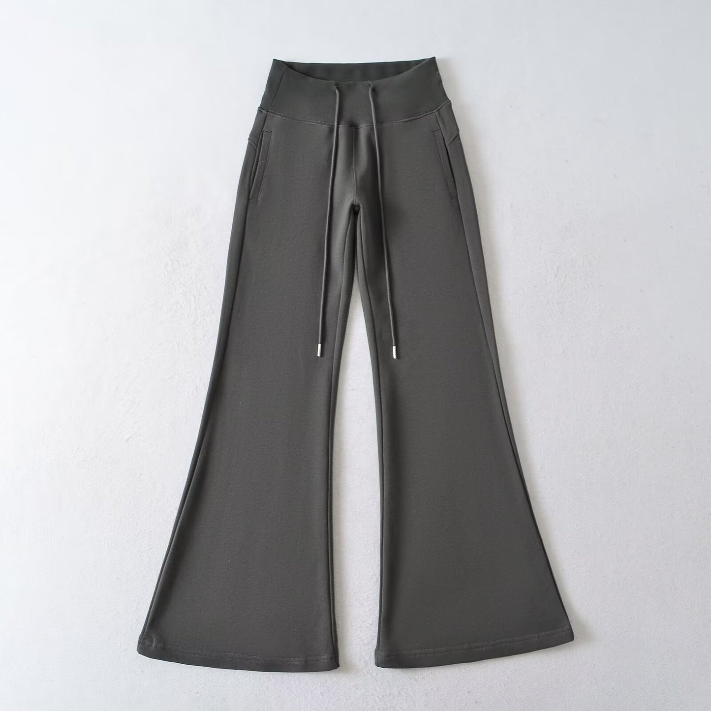 Women's Hot Drawstring Low Waist Sports Horn Pants