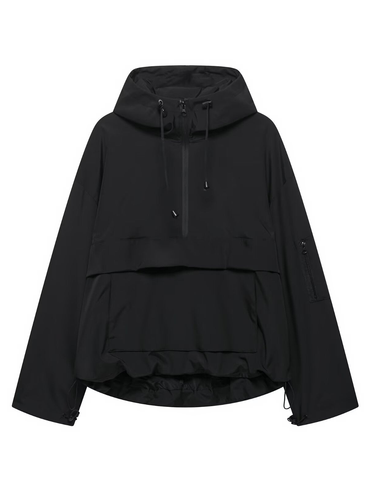 Women's Fashion Solid Color Hooded Long-sleeved Casual Jackets