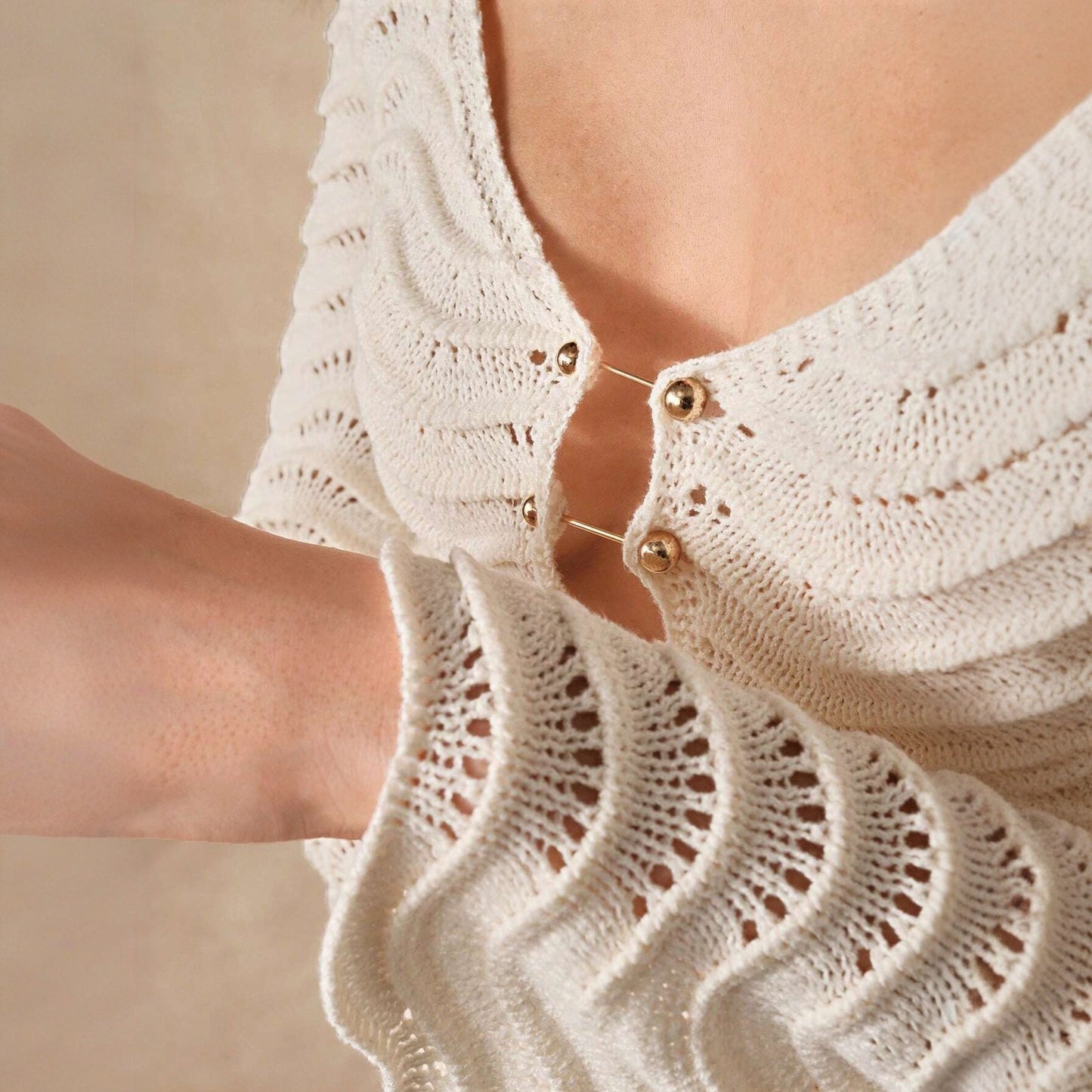 Women's Dress Solid Color Sexy Knitted Bikini Dresses
