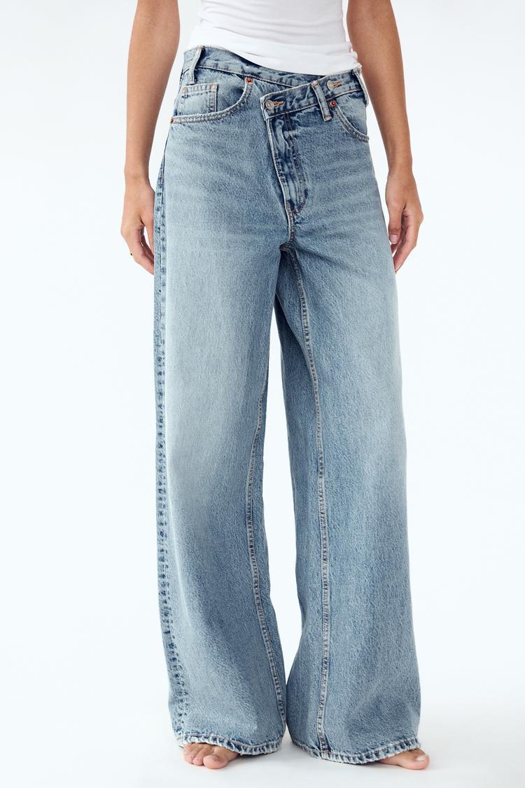 Women's European High Quality Denim Straight Jeans