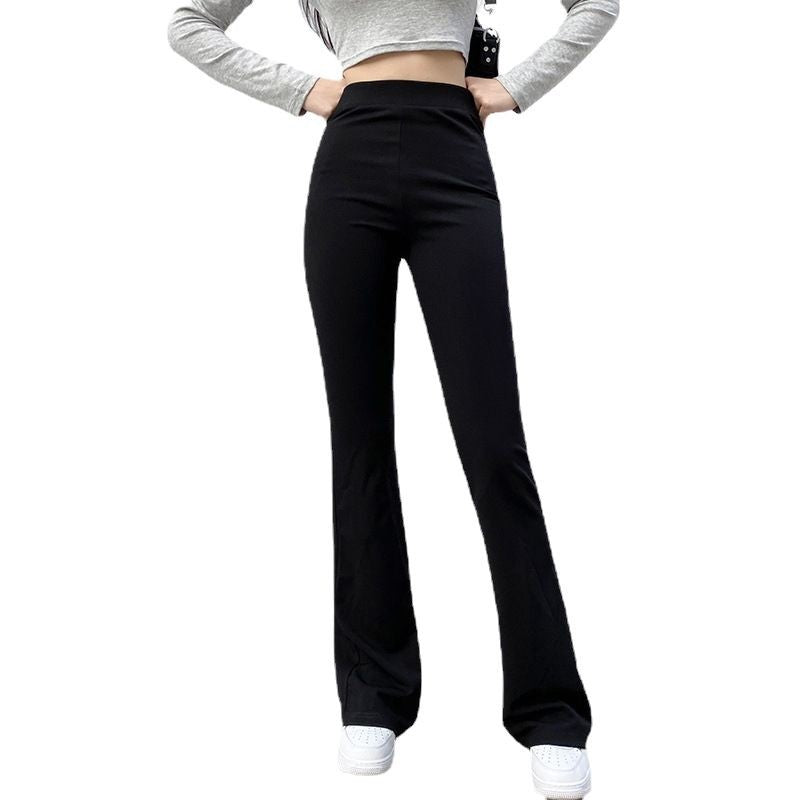 Street Temperament Draping Skinny Slimming Wide Leg Professional Pants