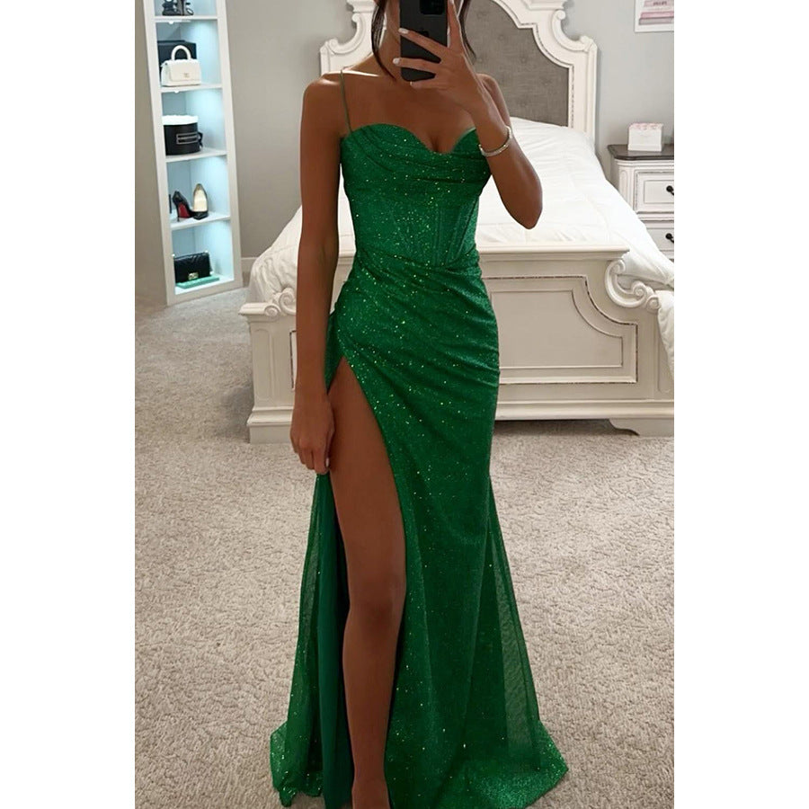 Women's Party Fashion Suspenders Dress Loose Casual Dresses