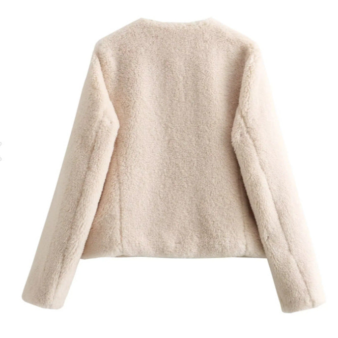 Women's Trendy Elegant Fashionable Thermal Fleece Coats