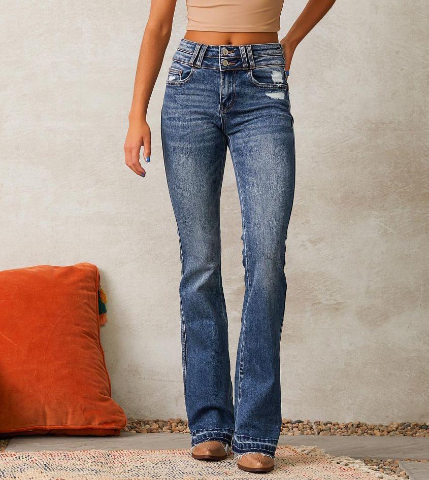 Women's Spring Retro Tattered Washed Street Trousers Jeans