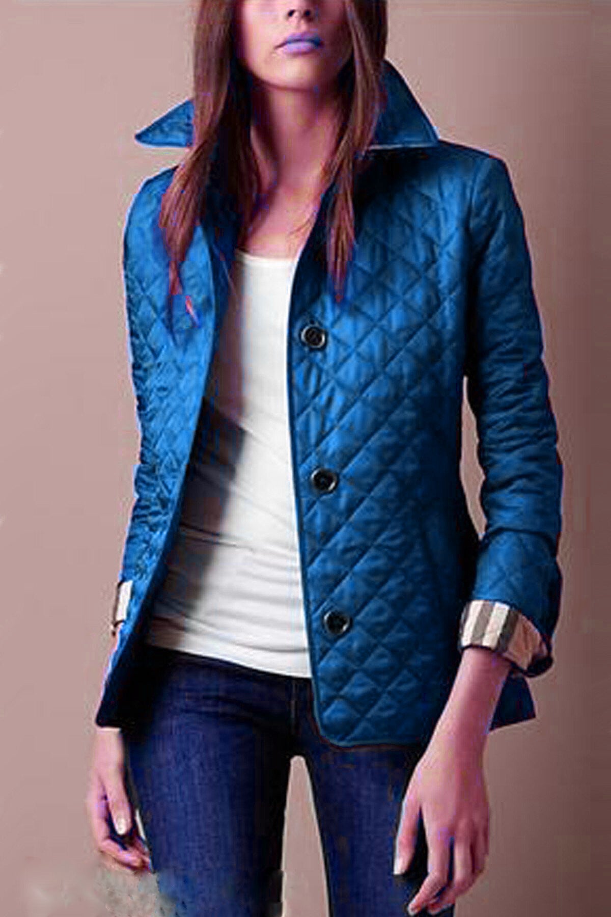 Temperament Lapel Single Breasted Slim Fit Coats