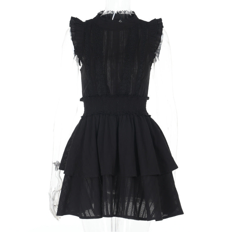 Devil Dark Cotton Sleeveless Dress Goth Dresses