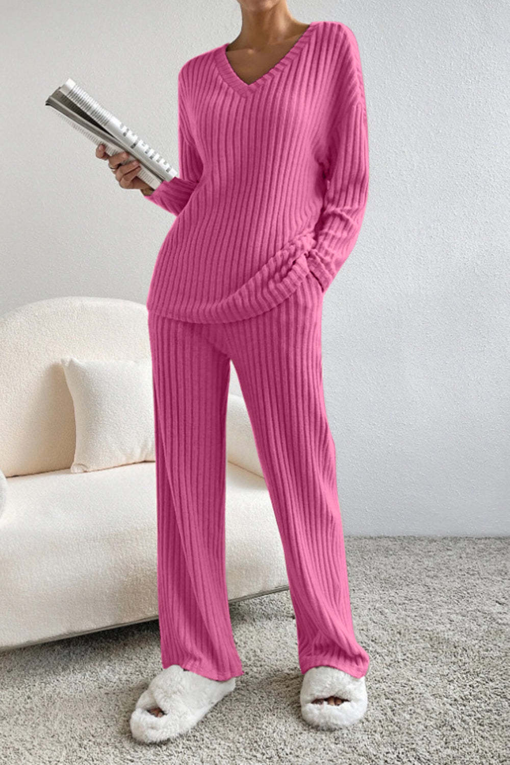 Women's Two-piece Autumn Fashion Casual Straight Loose Suits