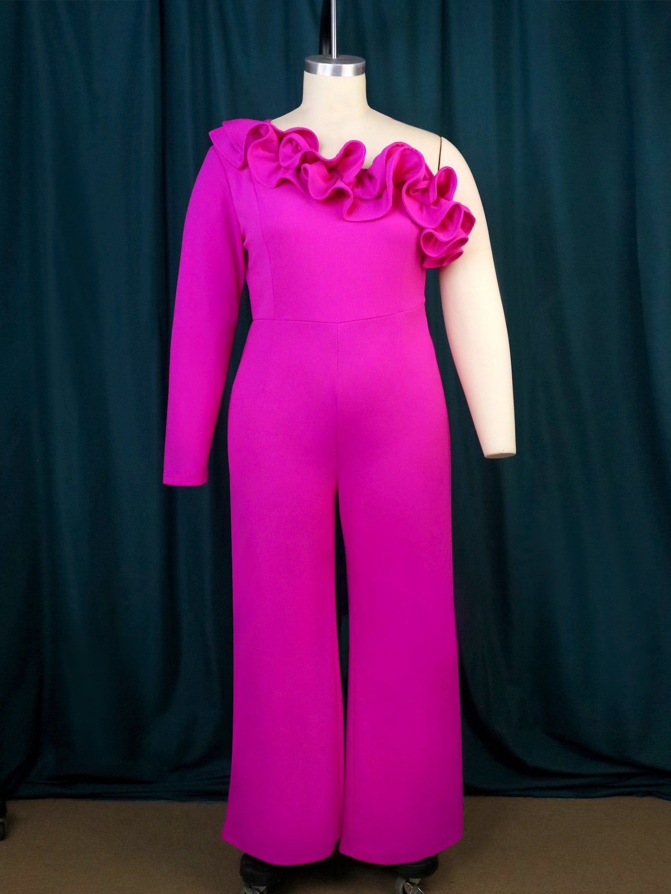 Wooden Ear Commute Style High Waist Jumpsuits