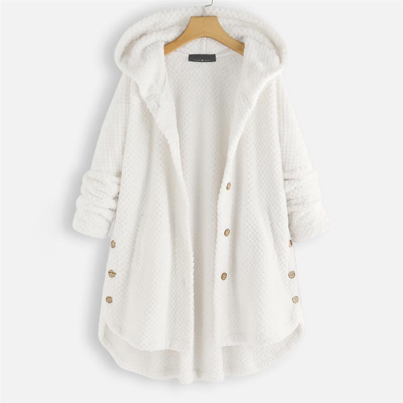Women's Winter Hooded Double-sided Veet Sweatshirt Fashion Coats