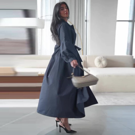 Women's Autumn Fashion Simple Long Sleeve Dress Dresses