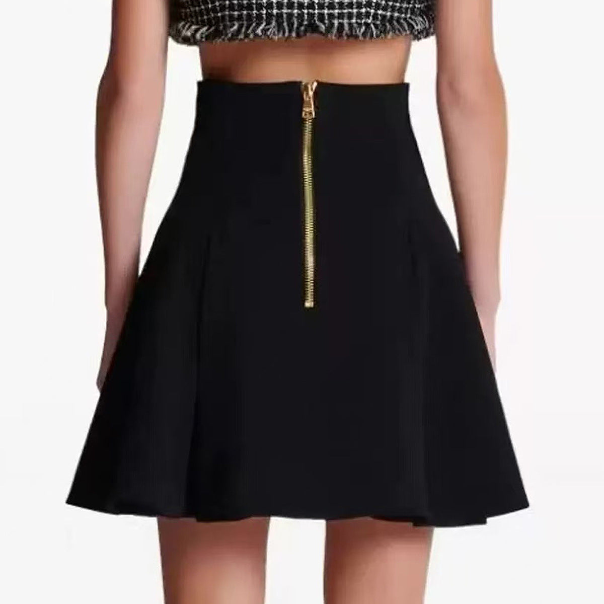 Women's Slimming Fashionable Temperament Commuter A- Line High Skirts