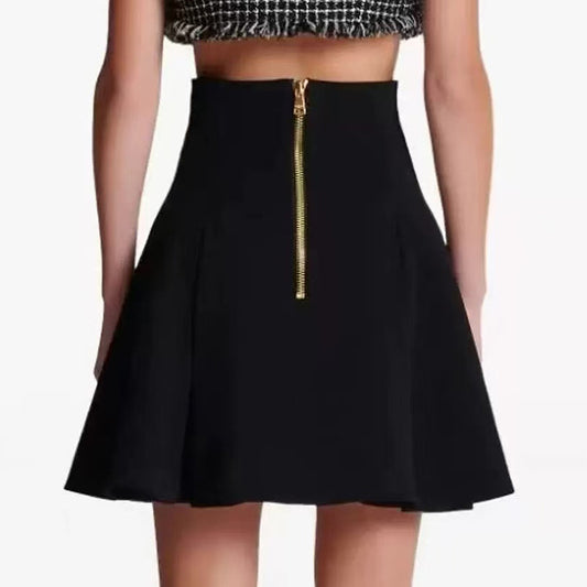 Women's Slimming Fashionable Temperament Commuter A- Line High Skirts