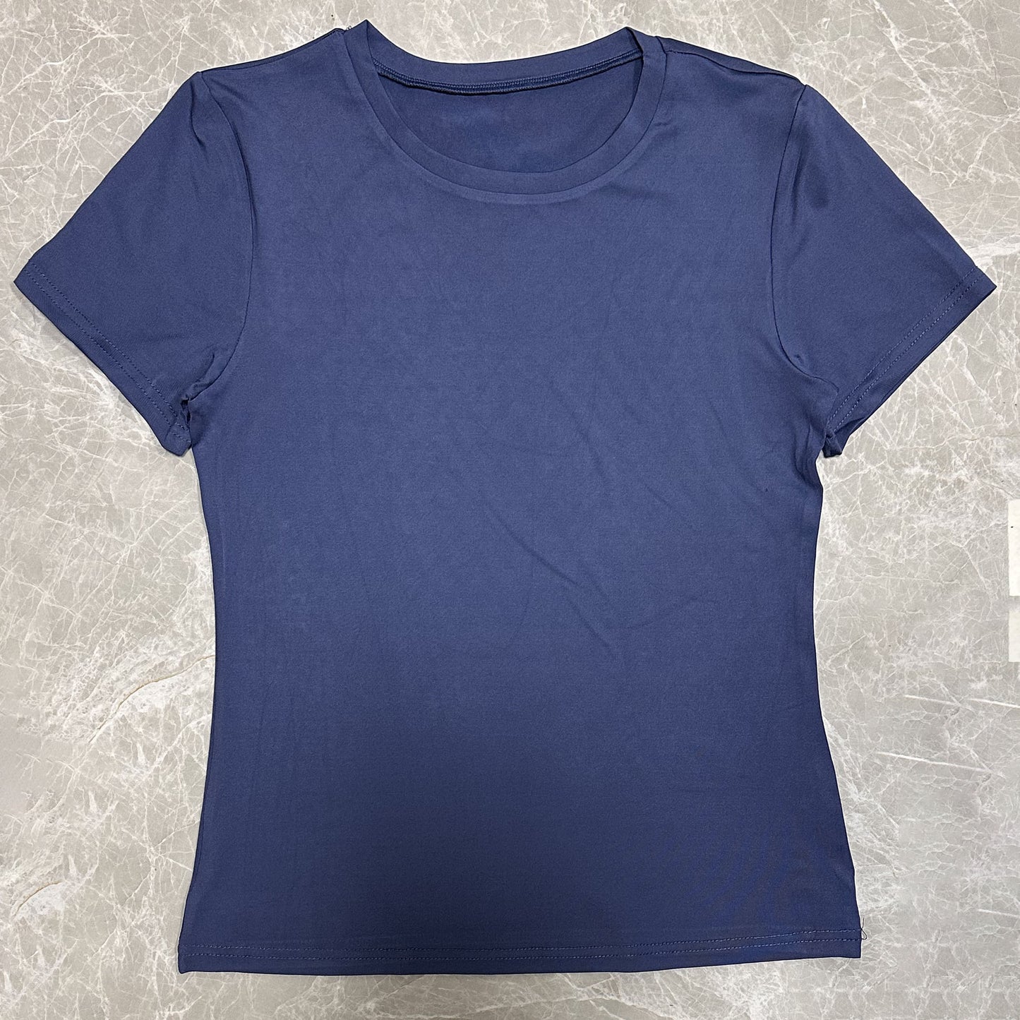 Women's Solid Color Slim Pullover Street Wear Blouses