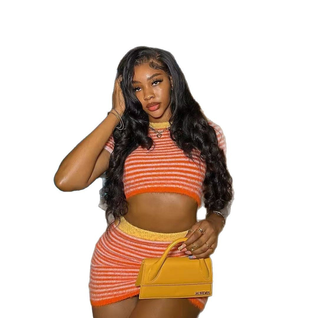 Women's Pretty Sexy Hollow Lapel Knitted Knitwear