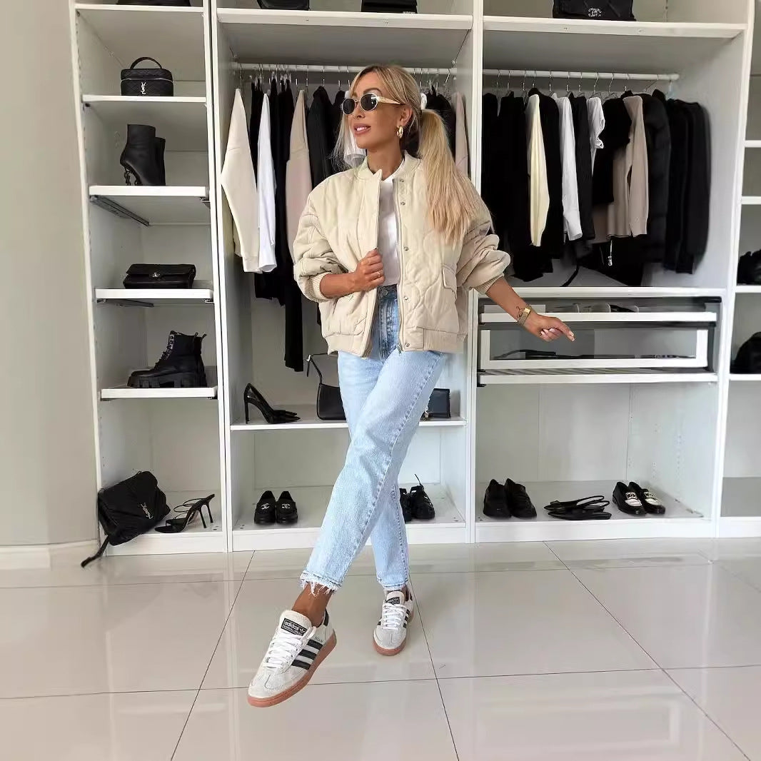 Women's Winter Solid Color Long Sleeve Casual Clothing