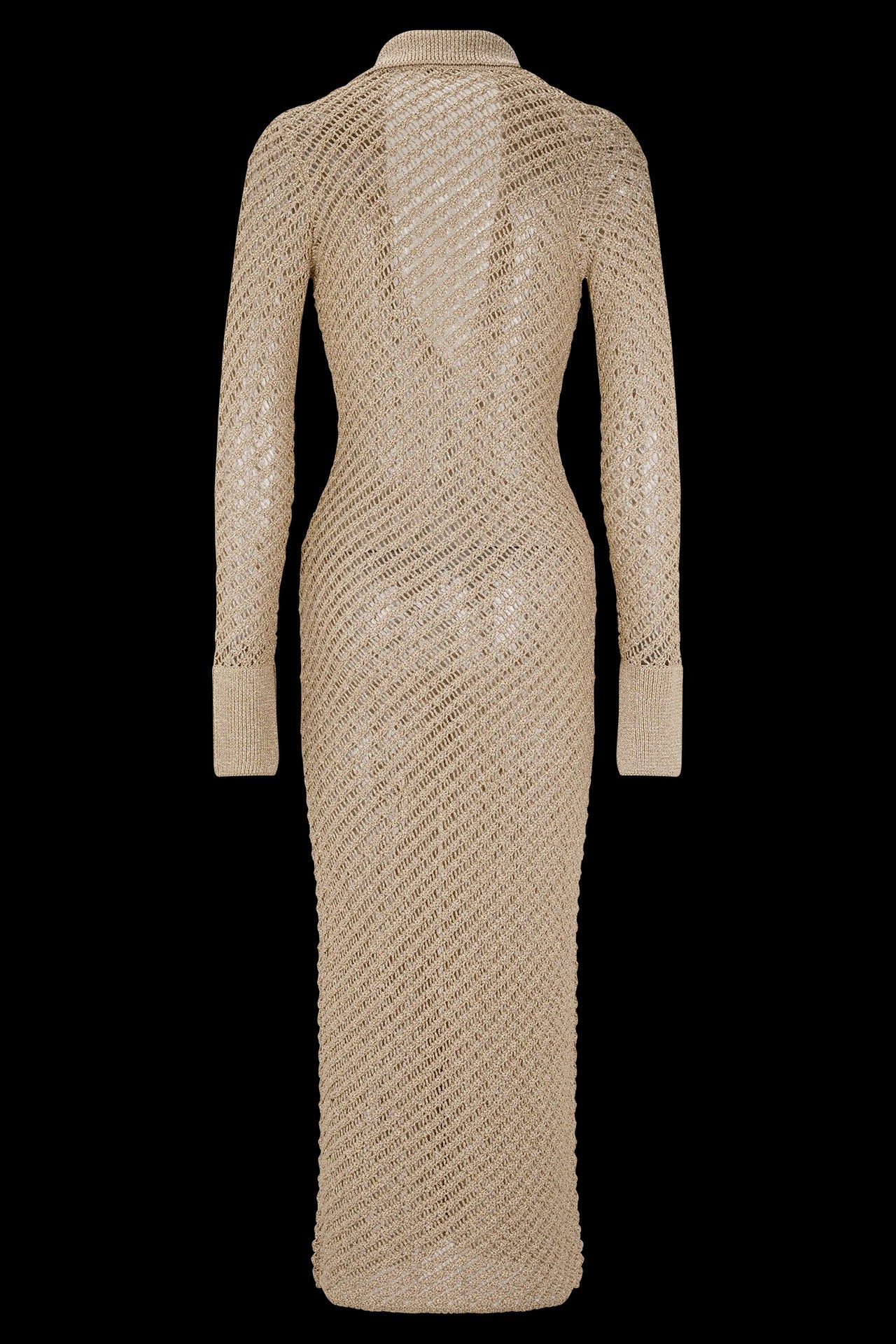 Long Style Sleeve Lapel Knitted Beach Sweaters