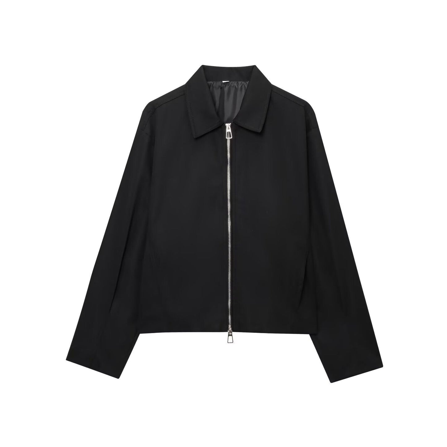 Women's Autumn Street Fashion Polo Collar Bomber Jackets