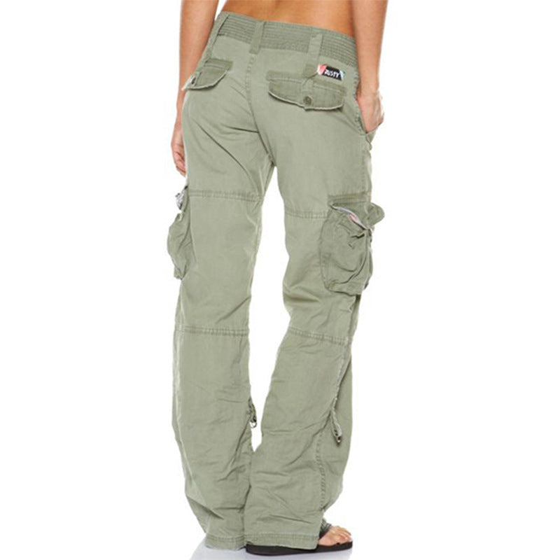 Women's French Wide Leg Casual Loose Straight Pants