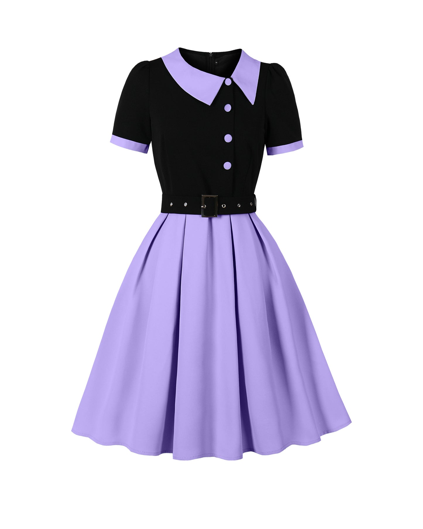 Women's Retro Hepburn Style Slimming Elegant Tea Dresses