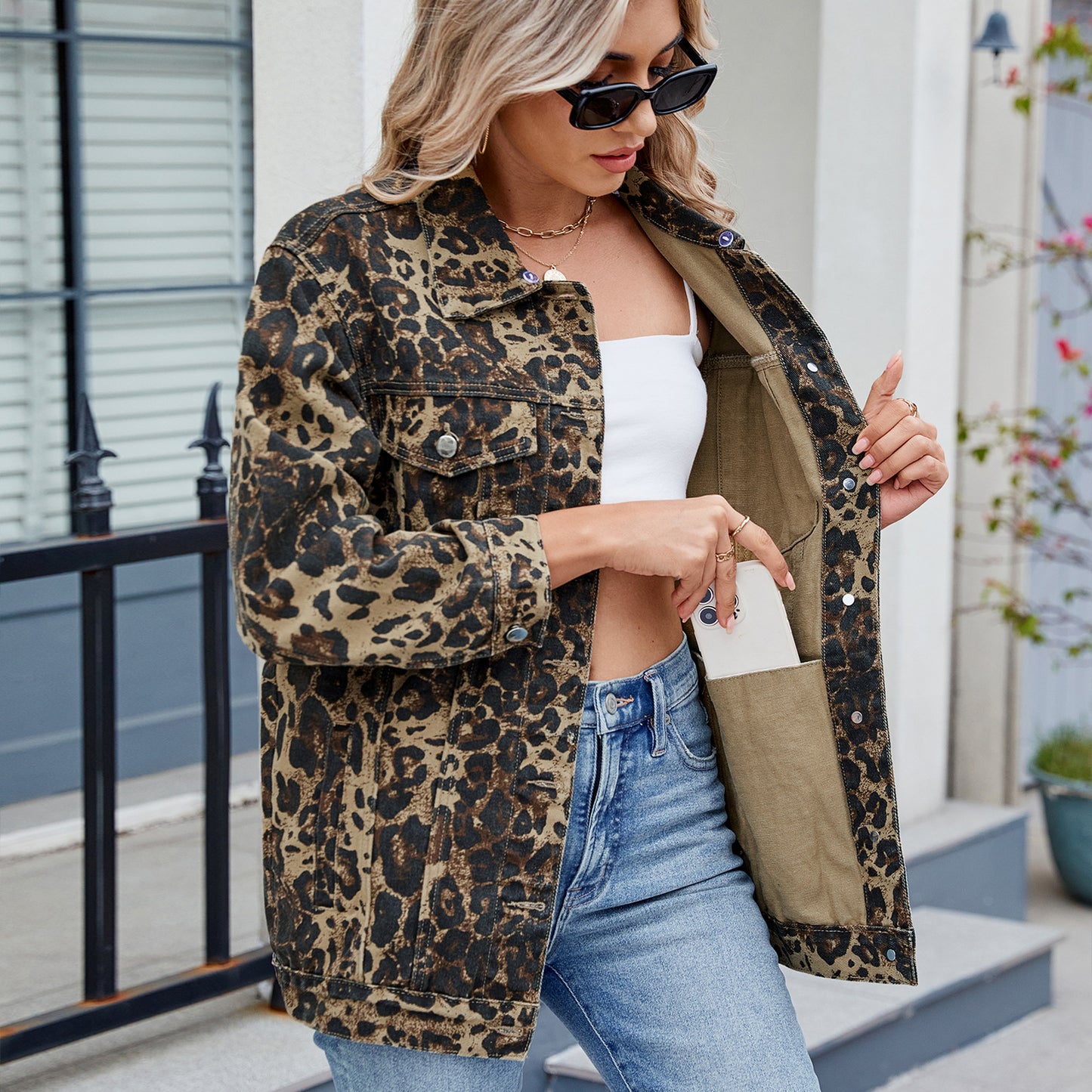 Women's Classic Retro Loose Denim For Tops