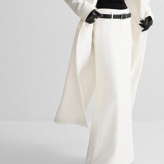 Women's Low Waist Female Temperament Commute Loose Skirts