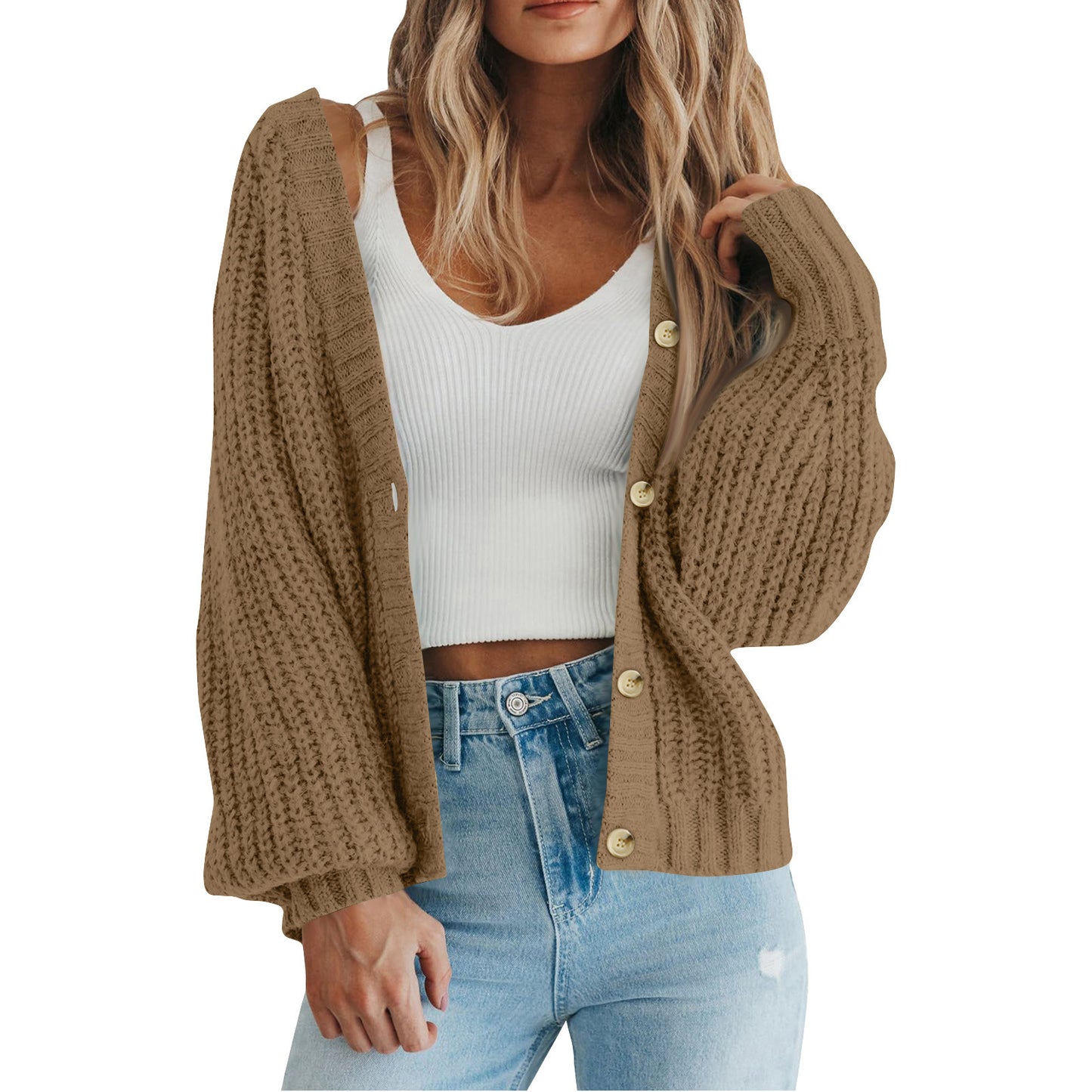 Women's Versatile Classy Glamorous Loose Knitted Knitwear