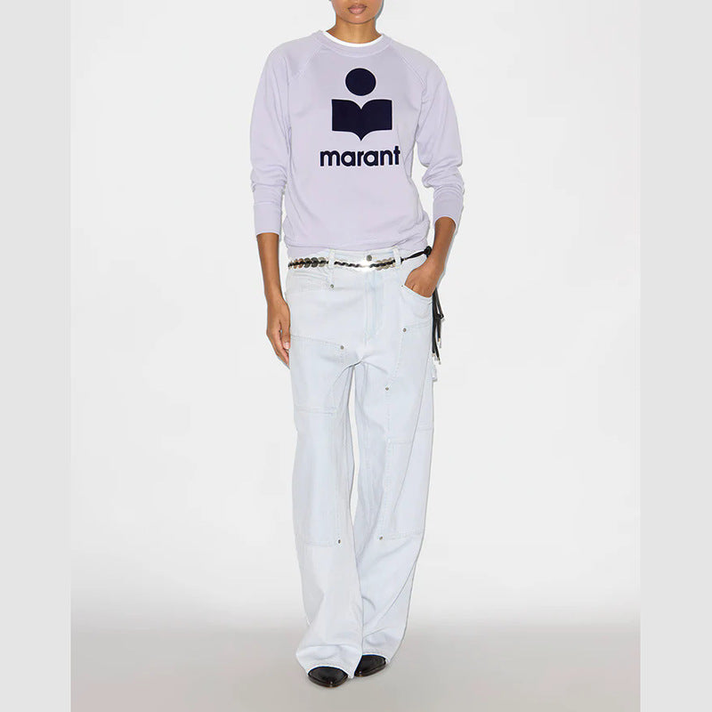 Women's North American Niche Classic Flocking Raglan Sweaters