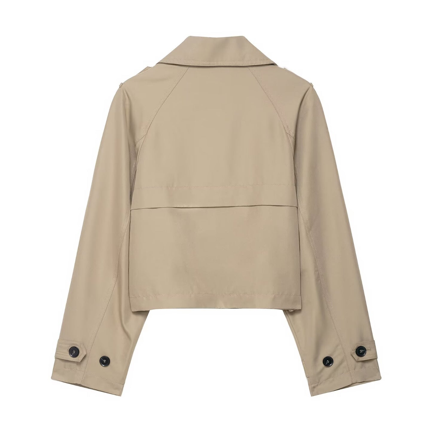 Women's Street Fashion Casual Double Breasted Trench Coats