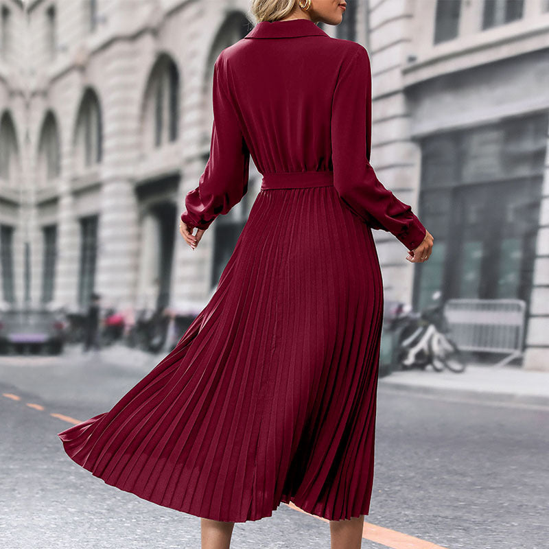 Women's Stylish High-grade Solid Color Dress Dresses