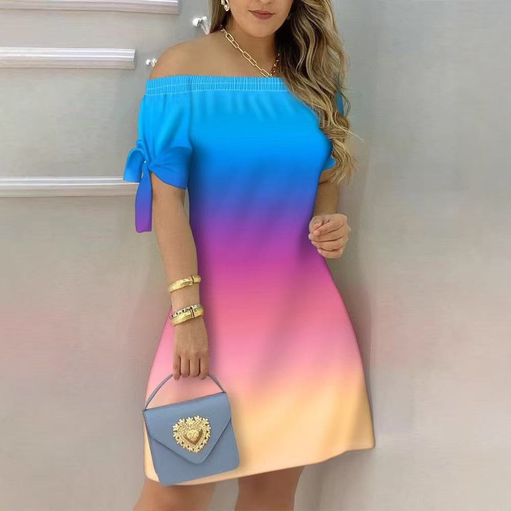 Classy Fashion Sexy Printed For Woman Dress