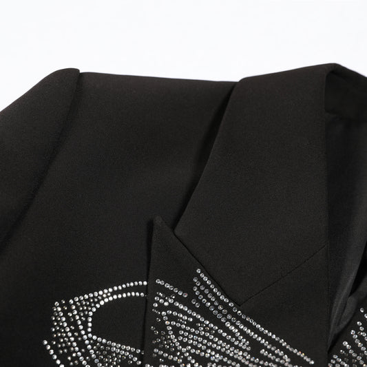 Women's Durable Quality Rhinestone Slimming Small Blazers