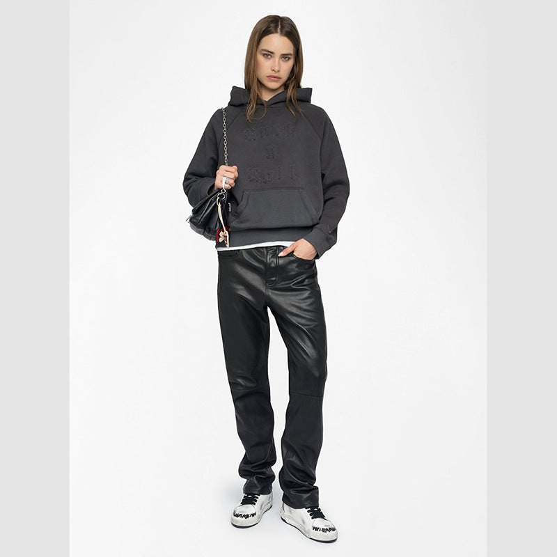 Women's Early Autumn French Niche English Letter Wings Special Sweaters