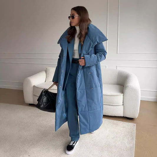Long Cotton Winter Loose Leisure Warm Coats