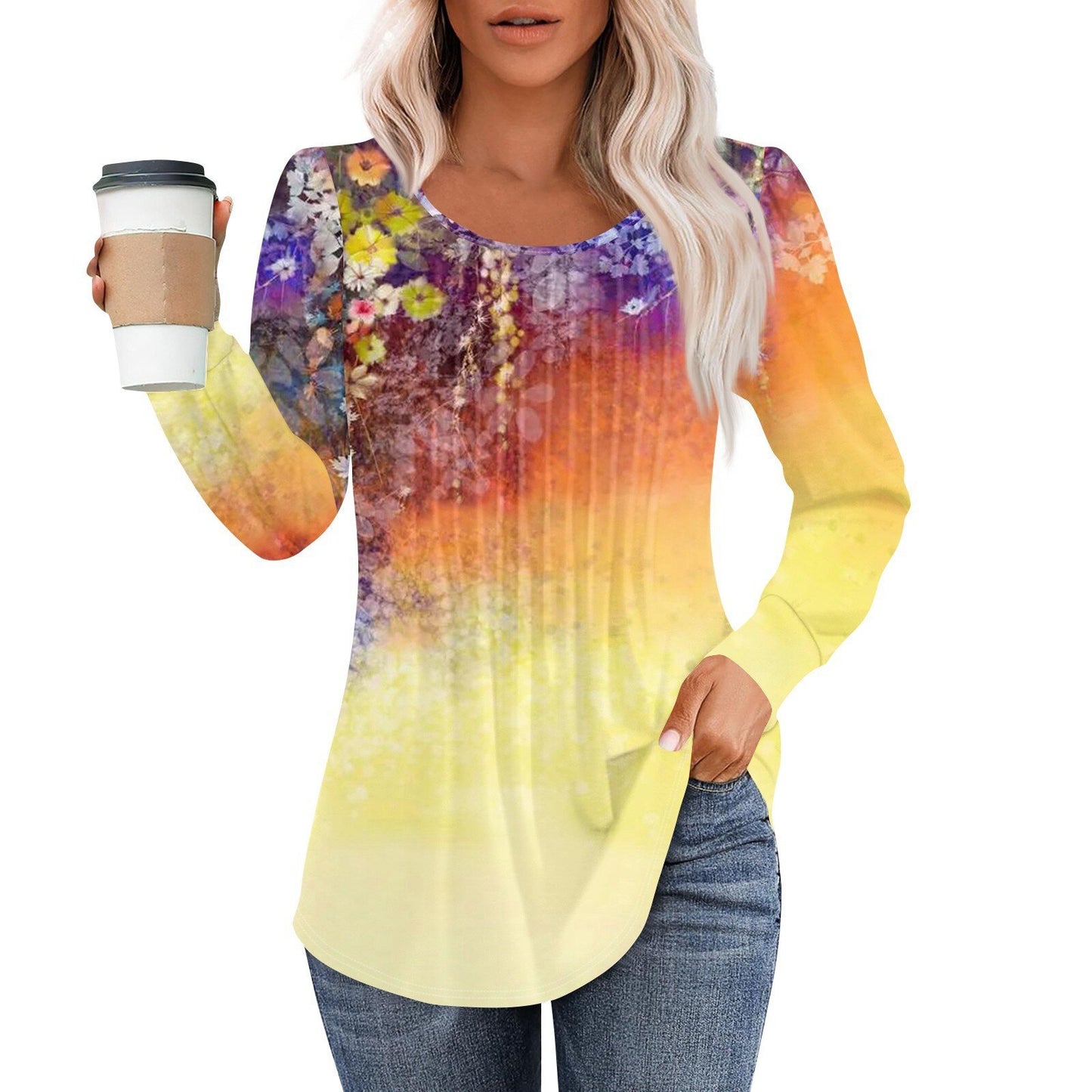Women's Autumn Long Sleeve Shirt Fashion Casual Blouses