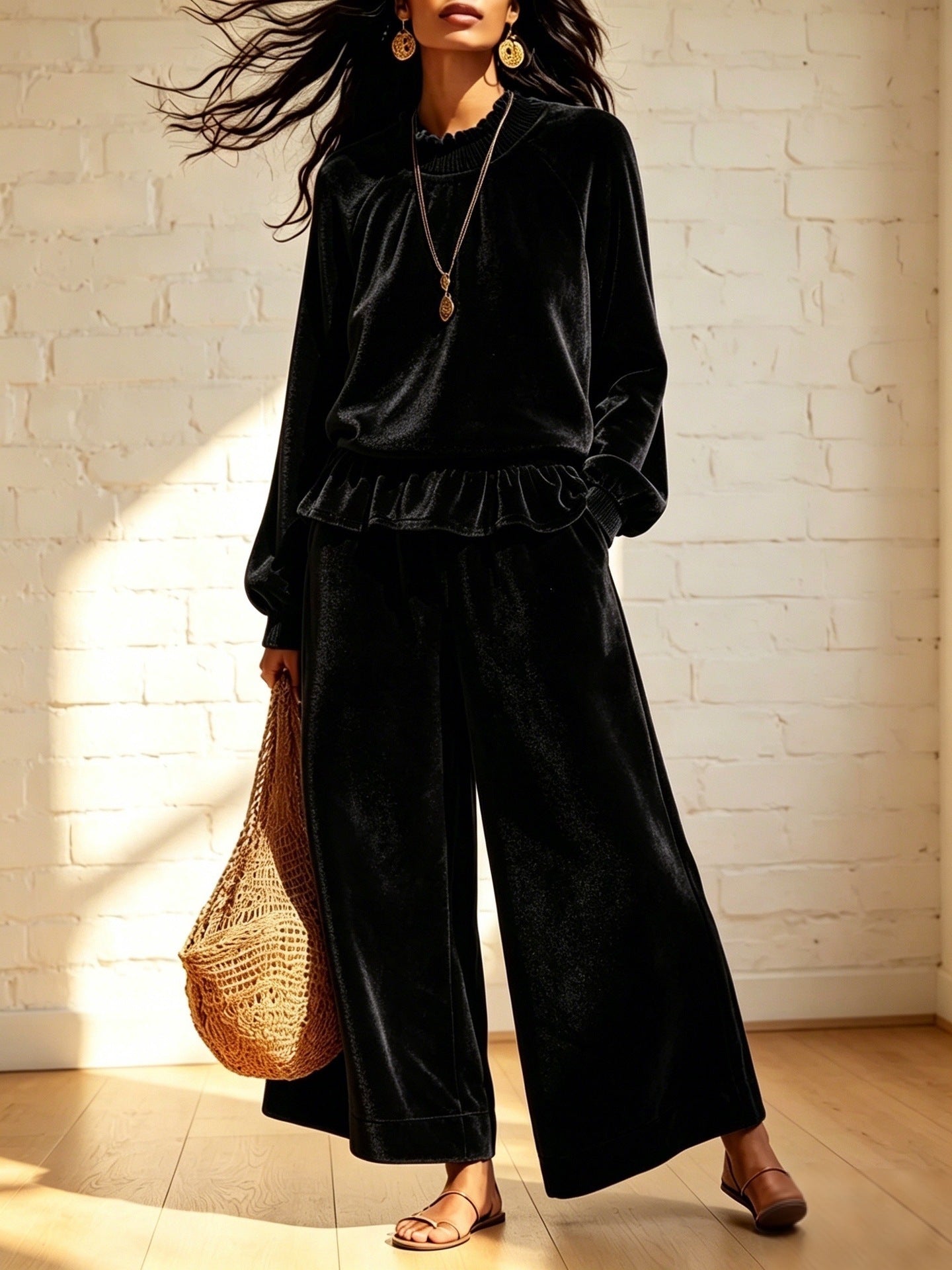 Classic Versatile Women's Wear Long-sleeved Commuter Fashion Casual Suit