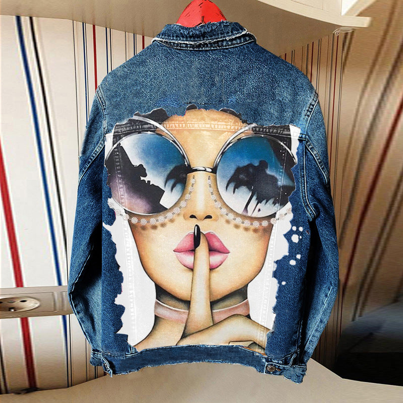 Women's Cool Elegant Urban Casual Denim Jackets