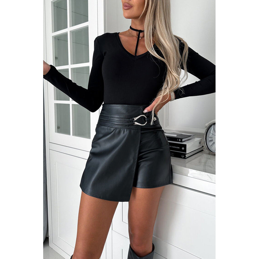 Women's Classy Casual Fashion Leather Party Pants