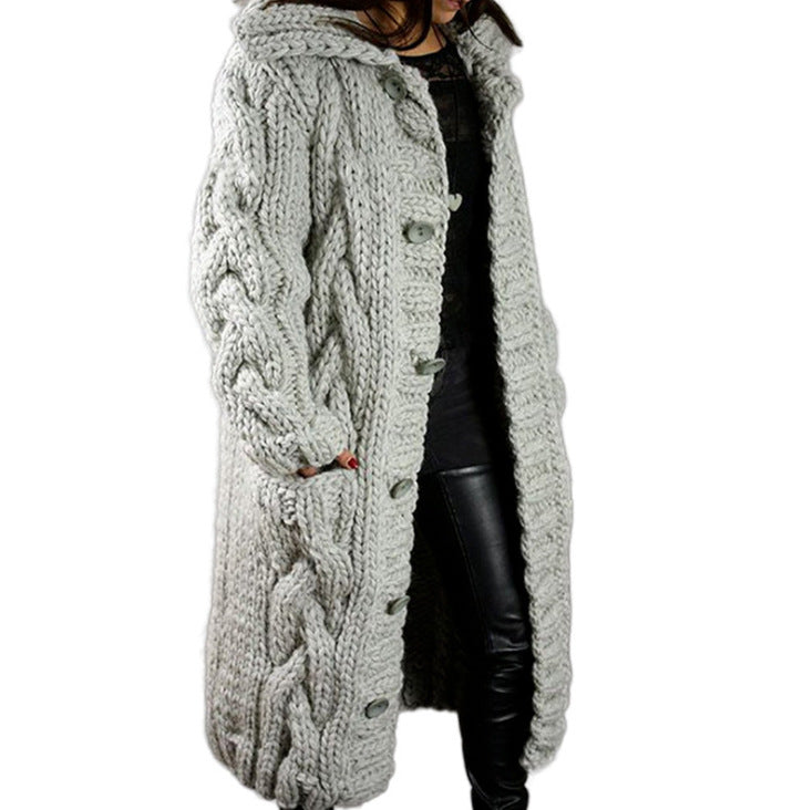 Women's Oversized Fashion Loose Pocket Hooded Sweaters