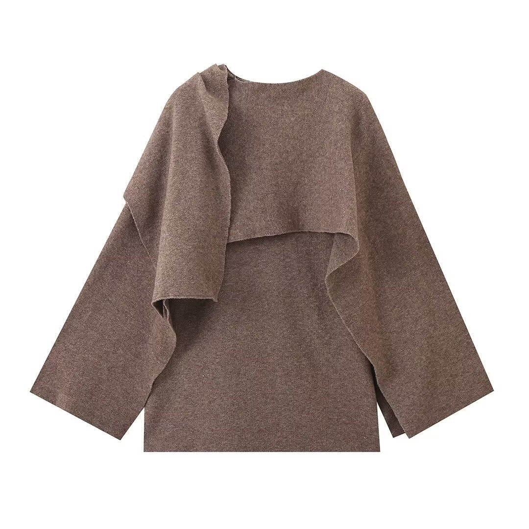 Women's Trendy Classy Cape Knitted Loose Cardigans