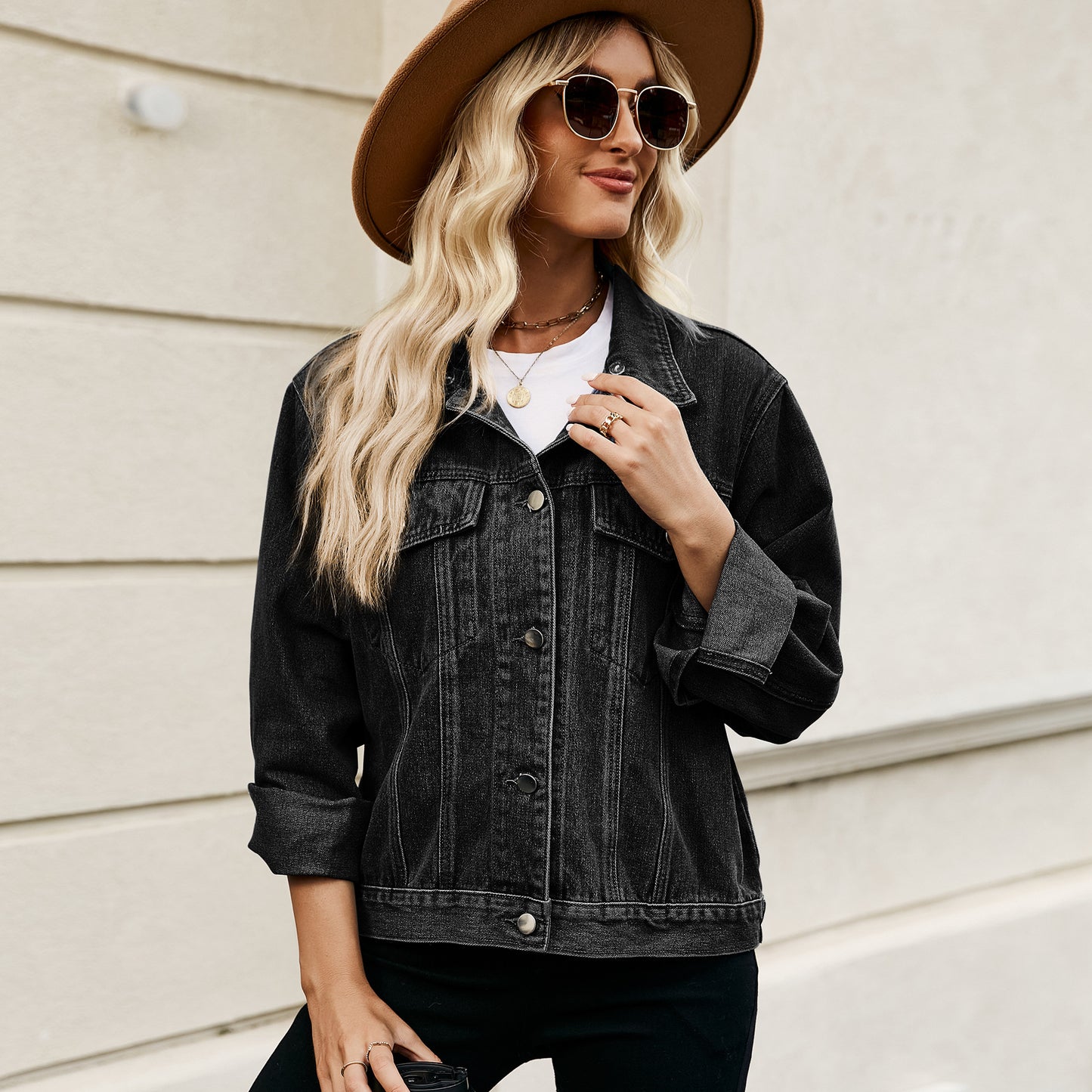 Women's Classic Cool Washed Denim Fashion Jackets