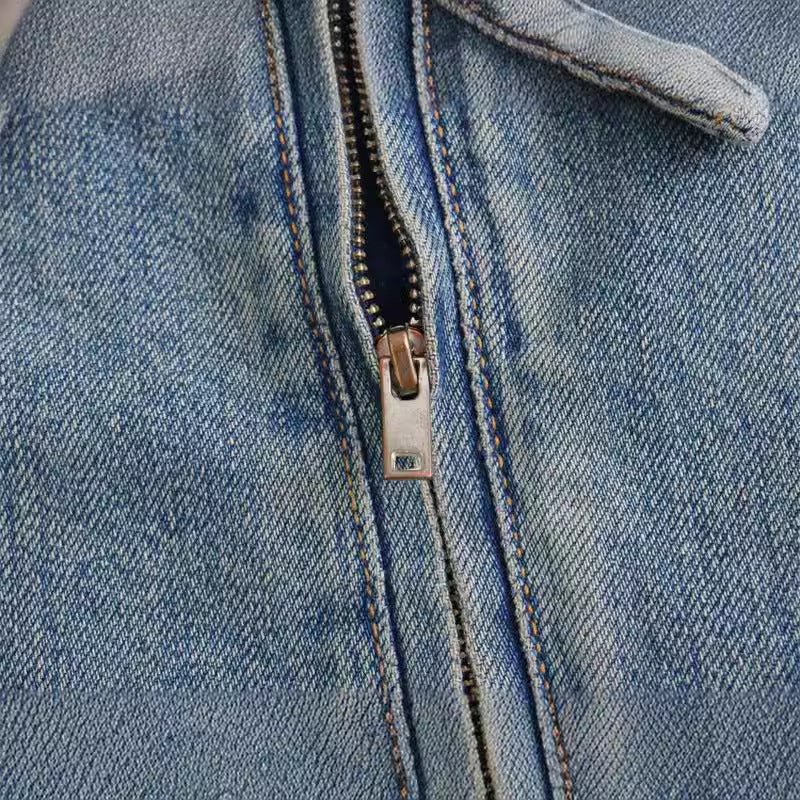 Women's Simple Fashion Style Lapel Loose Denim Dresses