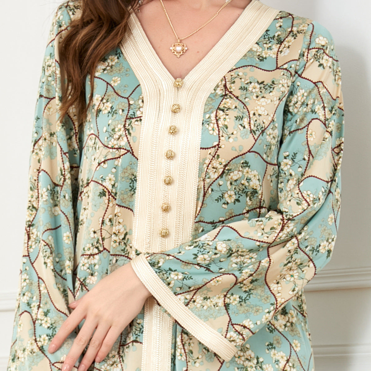 Women's Long-sleeved Robe Dress For Autumn Dresses
