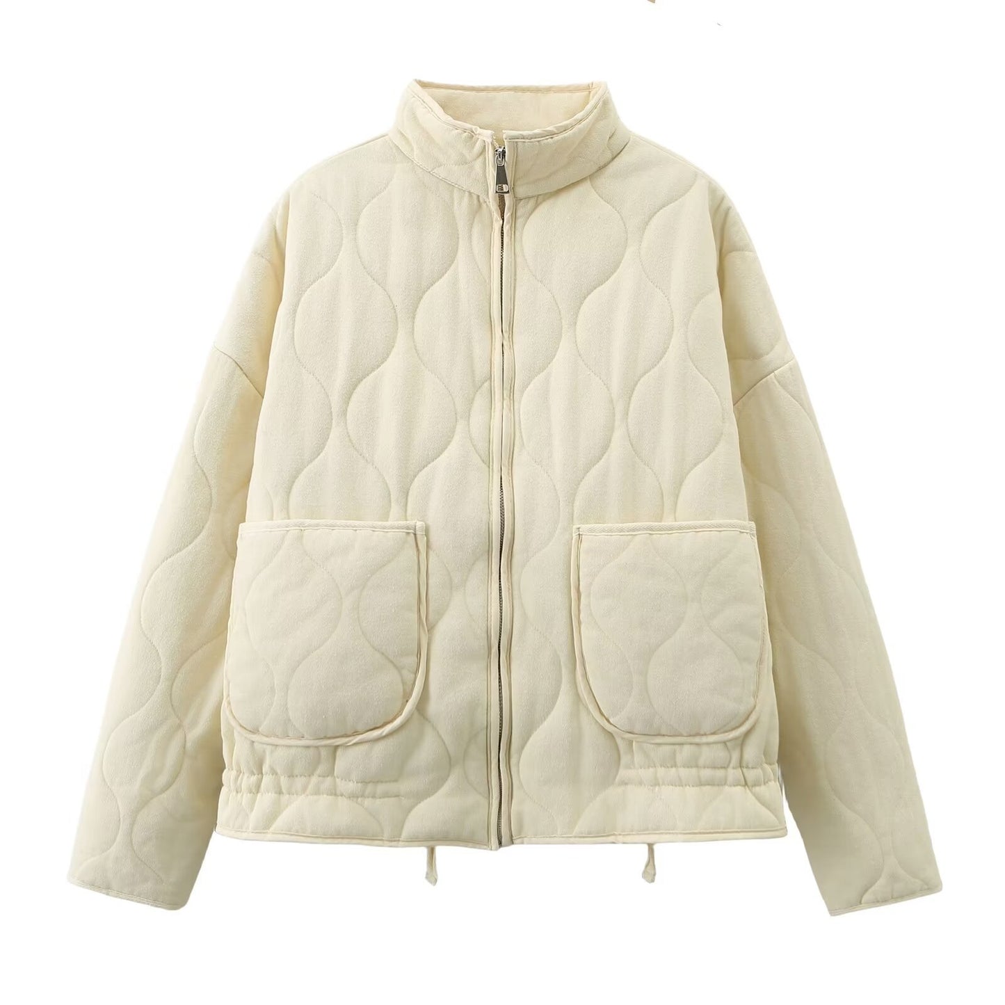 Women's Winter Wadded Loose Quilted Cotton Stand Coats