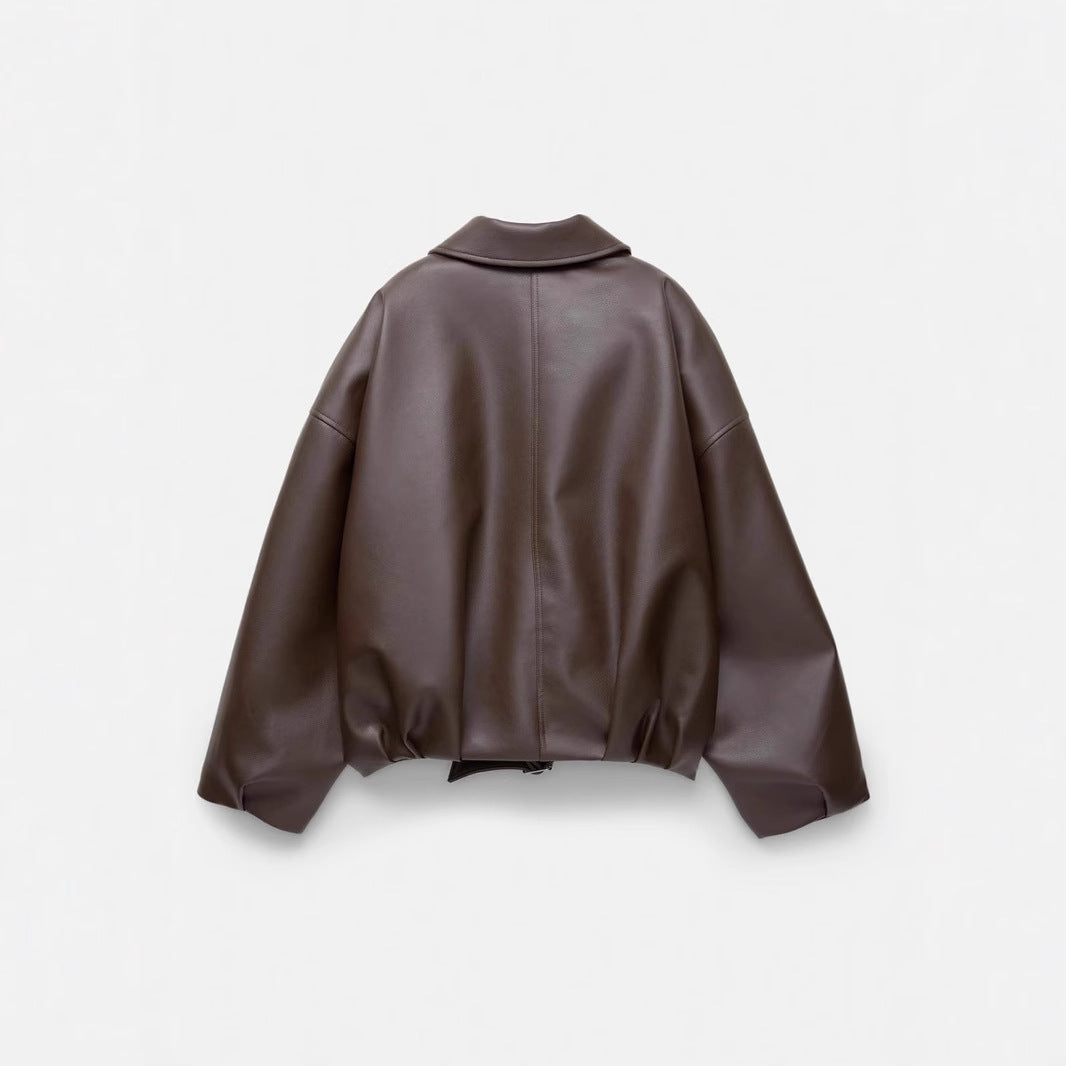 Women's American Retro Spring Bomber Casual Artificial Jackets