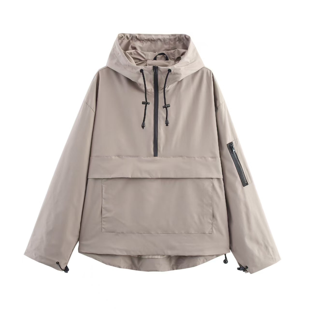 Women's Charming Fabric Hooded Multicolor Outdoor Jackets