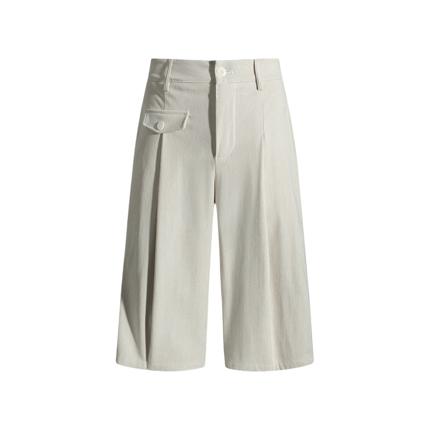 Women's Money Style Corduroy High Waist Brown Pants