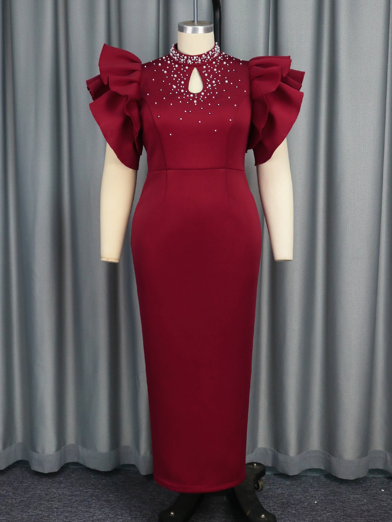 Sexy Cutout Half Turtleneck Dress Party Skirts