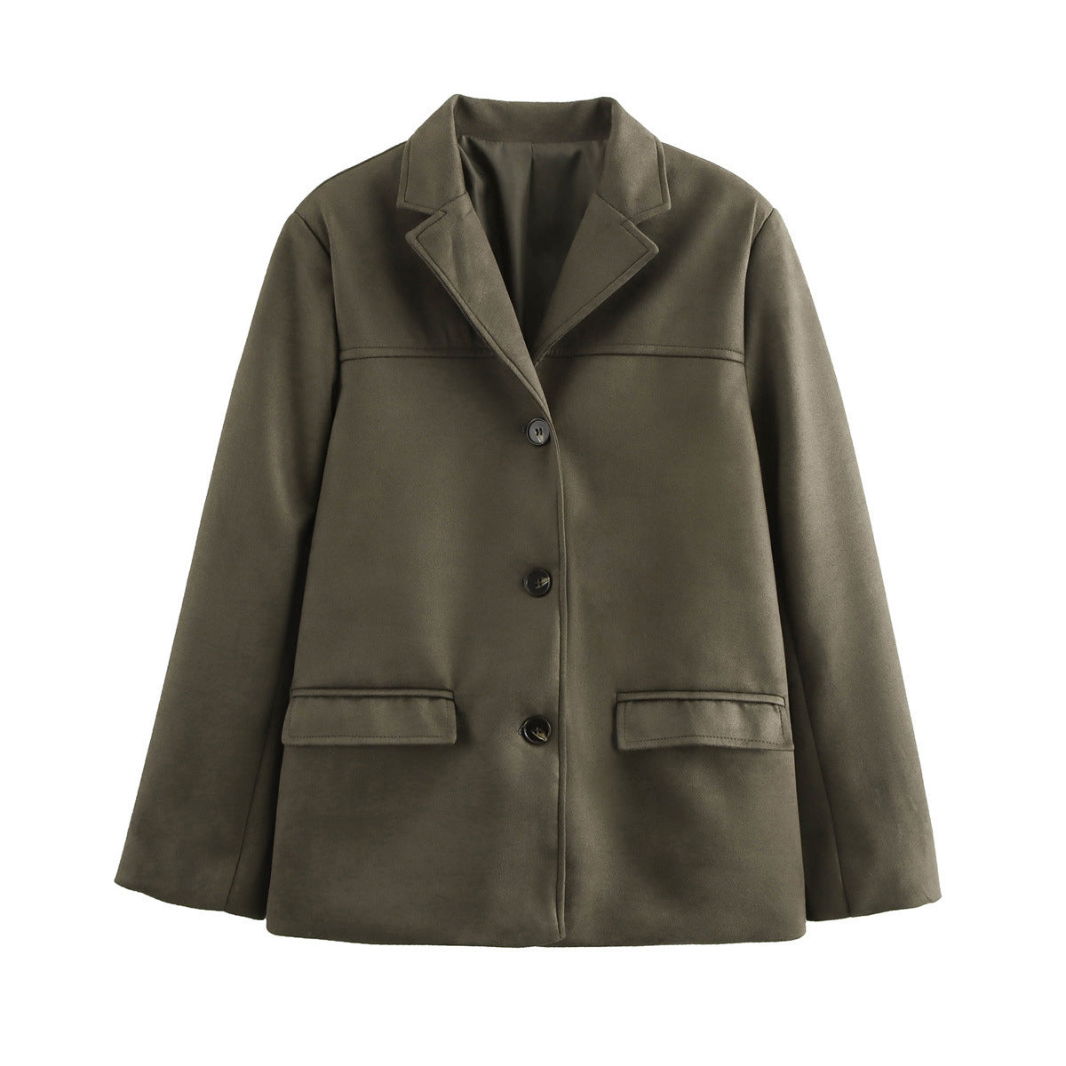 Women's Comfortable Classic Street Fashion Single-breasted Blazers